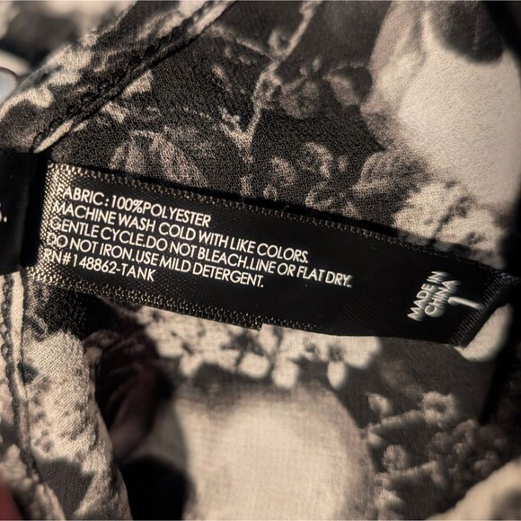 NWOT Womens Torrid Chiffon And Lace Trim Skull Sleep Cami, Size 1X Torrid 1 - Picture 6 of 7